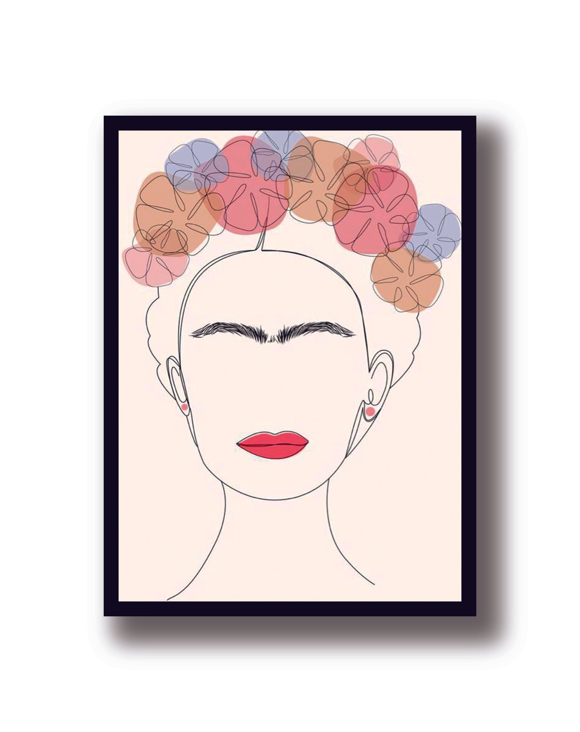 Cuadro Decorativo Frida, Feminismo - Tree House Deco