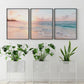 Set x3 Cuadros Decorativos, Una Playa, Atardecer - Tree House Deco