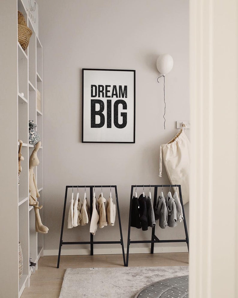 Cuadro Decorativo Frase , "DREAM BIG" - Tree House Deco