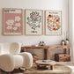 Set x3 Cuadros Abstractos, Matisse, Flower Market, Colores - Tree House Deco