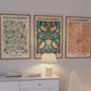 Set x3 Cuadros Abstractos, William Morris, Colores - Tree House Deco