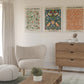 Set x3 Cuadros Abstractos, William Morris, Colores - Tree House Deco