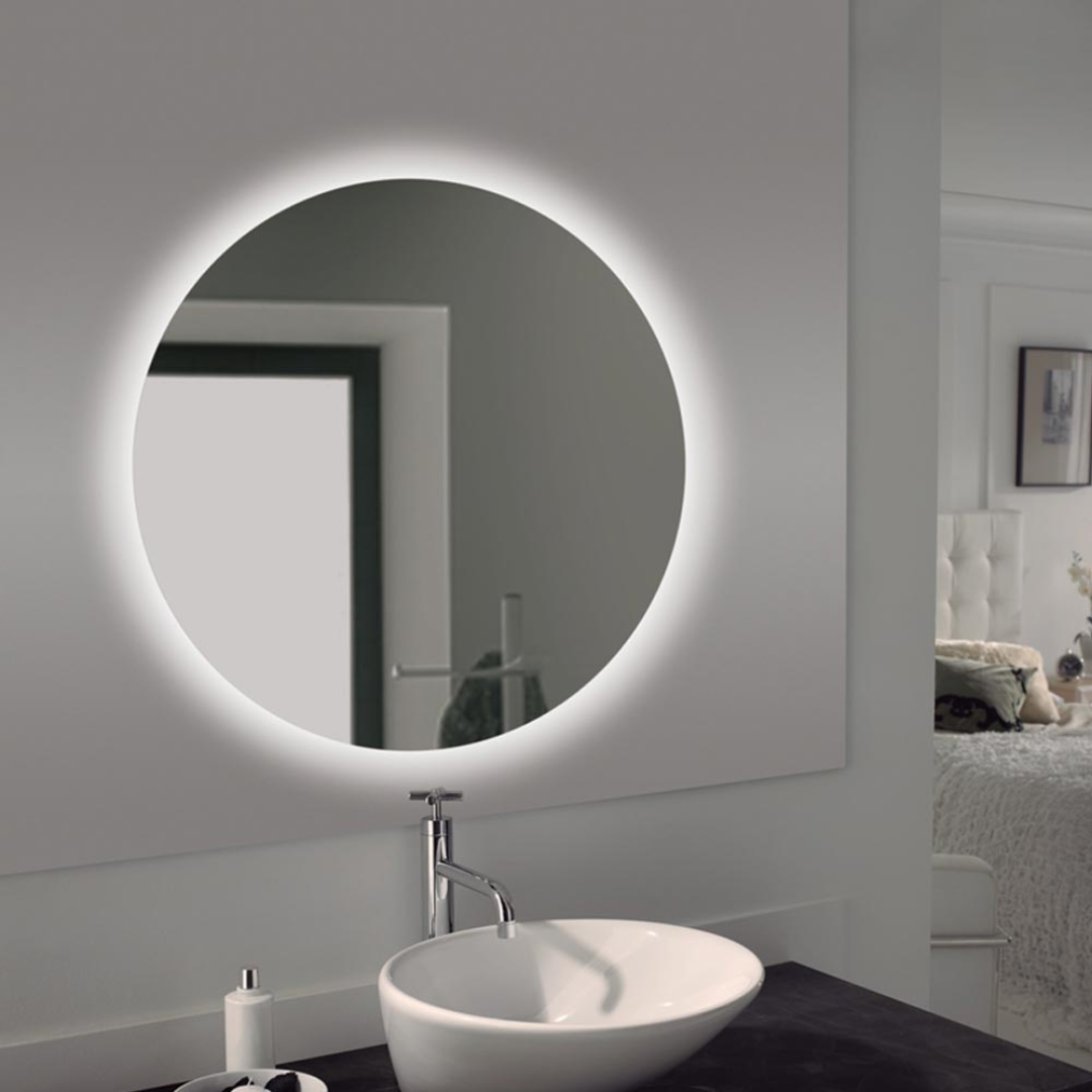 Espejo circular LED